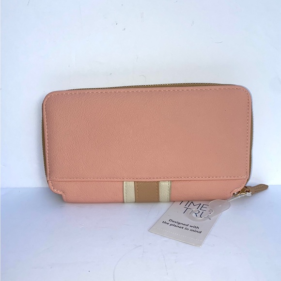 Time and Tru Women's Pink & Brown Wallet. NWT - Picture 6 of 6